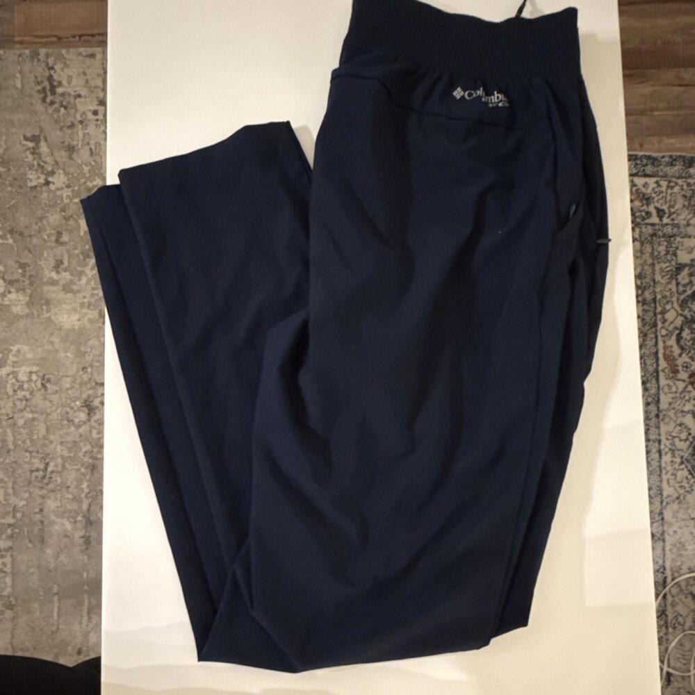 Columbia PFG‎ Performance Fishing Gear Navy Pants Flat Front hiking versatile